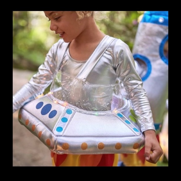 Pottery Barn UFO kids Costume Light Up NWT - Picture 7 of 9